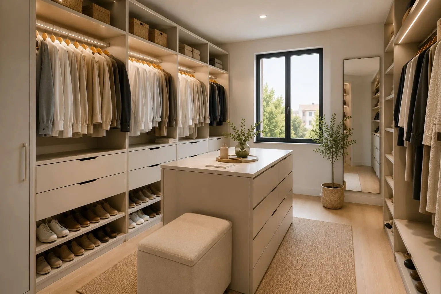 Toma de medidas para vestidor en vivienda