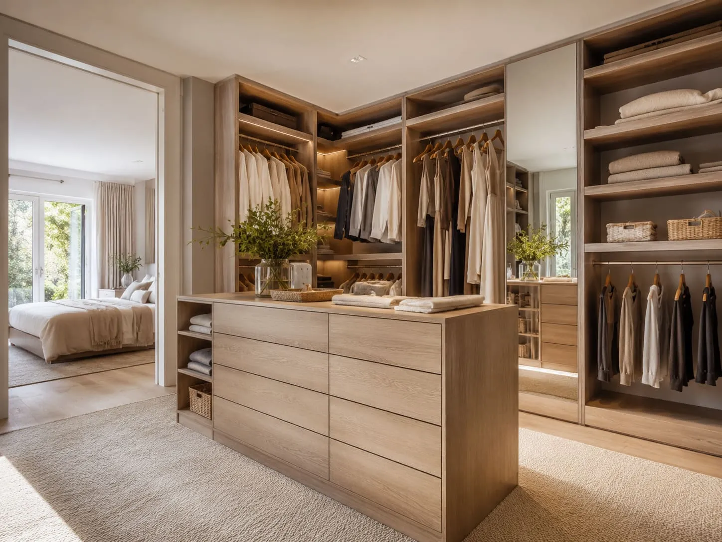 Toma de medidas para vestidor a medida en vivienda