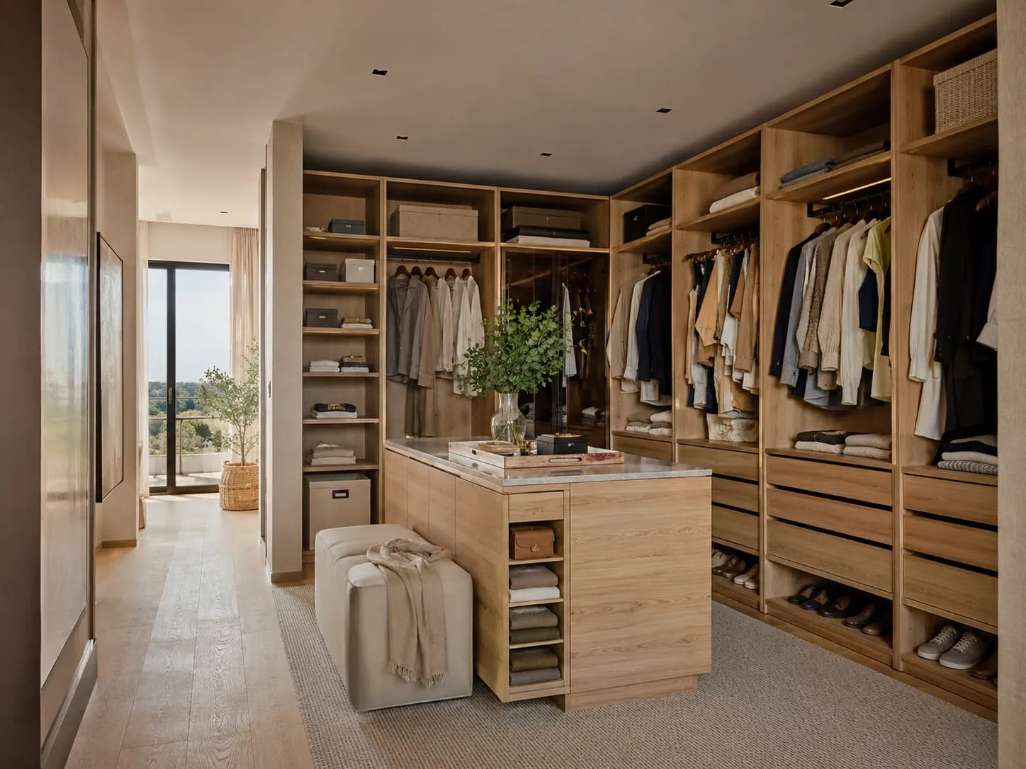 Vestidor a medida en Tomares con distribución personalizada y acabados elegantes