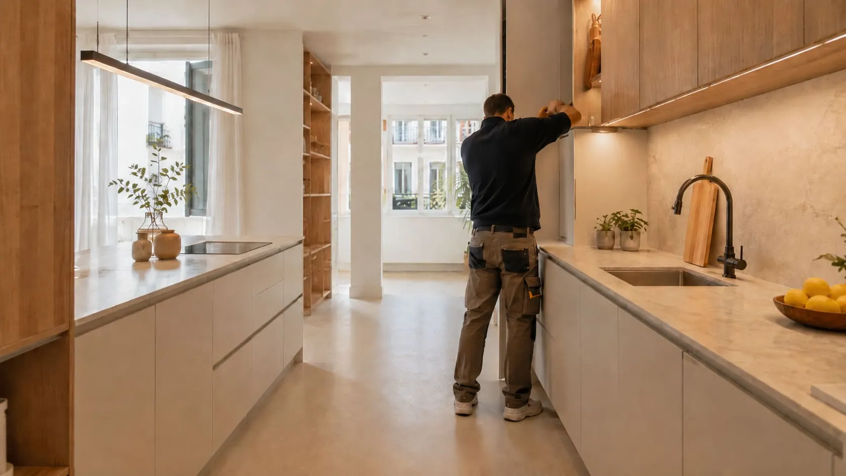 Toma de medidas para una cocina personalizada
